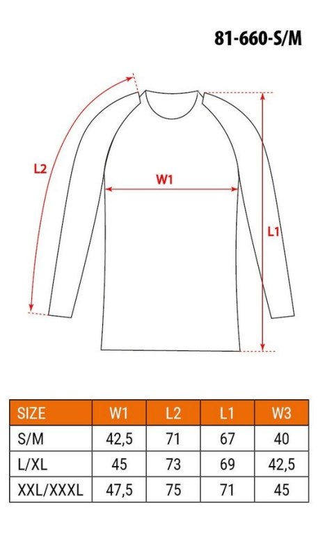 KOSZULKA TERMOAKTYWNA ROZMIAR S/M