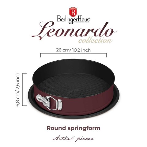 TORTOWNICA FORMA TYTANOWA 26cm BERLINGER HAUS BH-7935 LEONARDO TORTOWNICA FORMA TYTANOWA 26cm BERLINGER HAUS BH-7935 LEONARDO