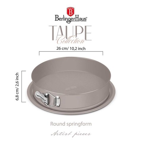 TORTOWNICA FORMA TYTANOWA 26cm BERLINGER HAUS BH-7937 TAUPE TORTOWNICA FORMA TYTANOWA 26cm BERLINGER HAUS BH-7937 TAUPE