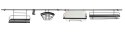RELING KUCHENNY 16 ELELM. CZARNY KINGHOFF KH-1498