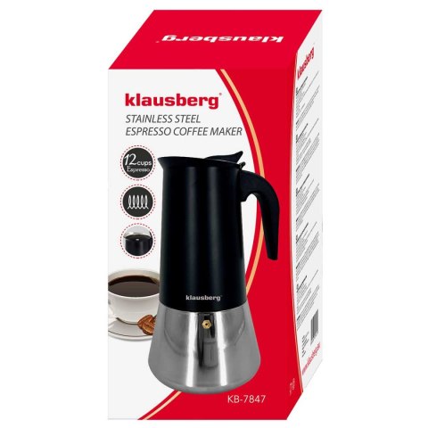KAWIARKA ZAPARZACZ DO KAWY 600ml KLAUSBERG KB-7847 INDUKCJA KAWIARKA ZAPARZACZ DO KAWY 600ml KLAUSBERG KB-7847 INDUKCJA