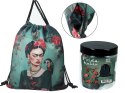 Worek na plecy z kieszenią w tubie - F. Kahlo (CARMANI)