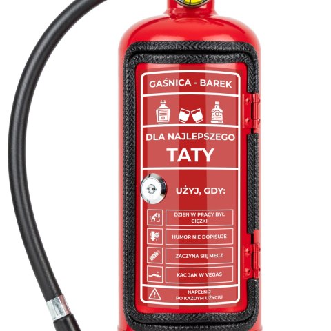 Gaśnica Mini Barek - Prezent dla Taty - Dzień Ojca Gaśnica Mini Barek - Prezent dla Taty - Dzień Ojca