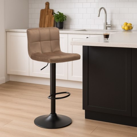Hoker barowy Arako Black mokka Velvet Hoker barowy Arako Black mokka Velvet