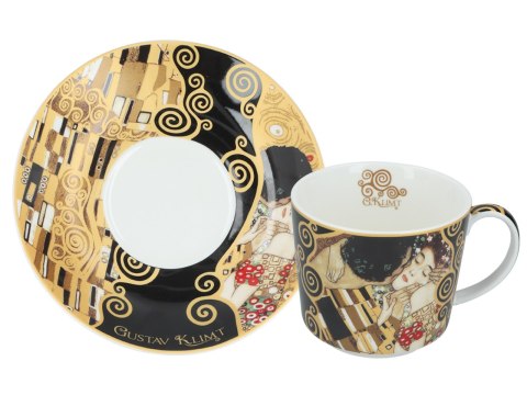Filiżanka ze spodkiem - G. Klimt, Pocałunek (CARMANI)
