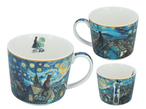 Filiżanka ze spodkiem - Inspirowana malarstwem V. van Gogh (CARMANI) Filiżanka ze spodkiem - Inspirowana malarstwem V. van Gogh (CARMANI)
