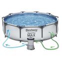 Basen ogrodowy stelażowy 366 x 76 cm 16w1 Bestway 56416 + maszynka do baniek GRATIS
