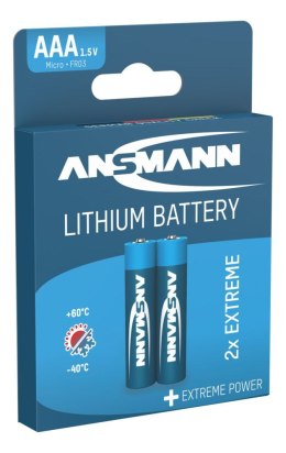 Baterie litowe Ansmann AAA FR03 2 szt