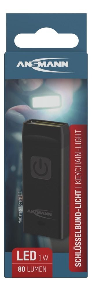 Brelokowa latarka Ansmann KL80R USB 80 lm aku Brelokowa latarka Ansmann KL80R USB 80 lm aku