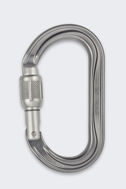 Karabinek Petzl OK Screw Lock Gray Karabinek Petzl OK Screw Lock Gray