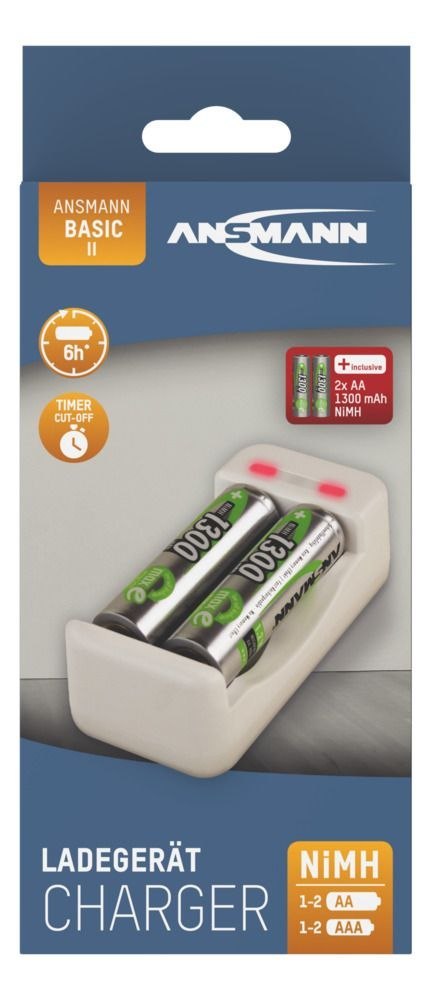 Ładowarka Ansmann USB Basic II 2x AA 1300mAh Ładowarka Ansmann USB Basic II 2x AA 1300mAh