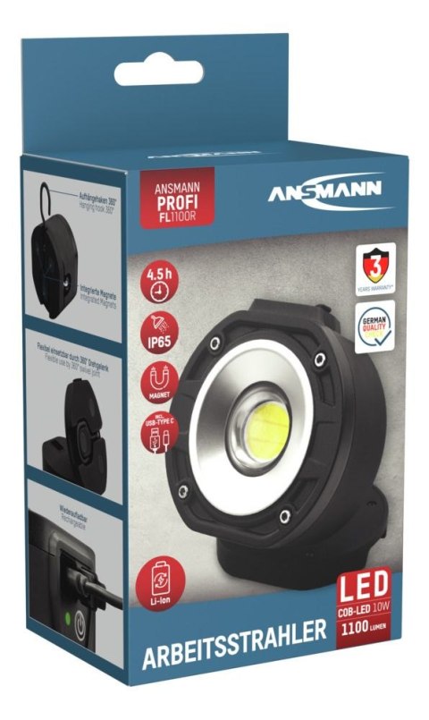 Lampa Ansmann LED FL1100R 700 lm aku Lipo Lampa Ansmann LED FL1100R 700 lm aku Lipo