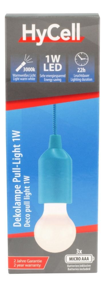 Lampa LED HyCell PL1W 25 lm 3xAAA niebieska