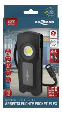 Lampa robocza LED Ansmann WL1500R 1600lm aku