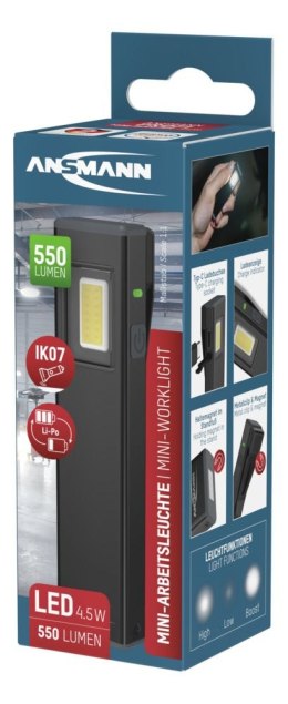 Lampa warsztatowa Ansmann miniBooster500lmaku