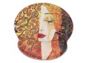 Podkładka pod mysz komputerową z poduszką na nadgarstek - G. Klimt, Złote łzy (CARMANI)