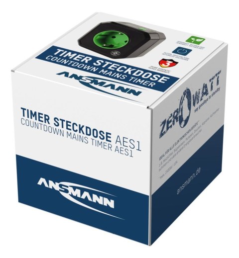 Programowane gniazdo Ansmann AES1 czarne 230V
