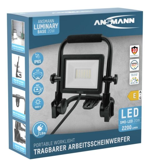 Reflektor roboczy Ansmann FL20WAC 2200lm 230V 20W Reflektor roboczy Ansmann FL20WAC 2200lm 230V 20W