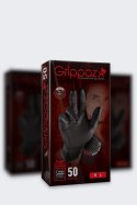 Rękawiczki Nitrylowe Grippaz 246 Black 50 sztuk BL