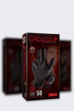 Rękawiczki Nitrylowe Grippaz 246 Black 50 sztuk BL