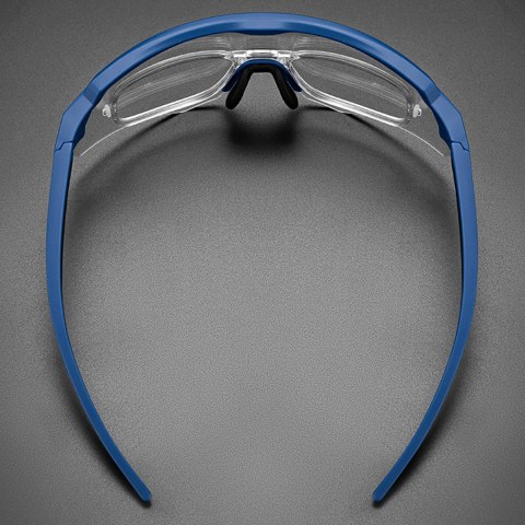 Okulary rowerowe polaryzacyjne z filtrem UV i wkładką korekcyjną - fioletowe Okulary rowerowe polaryzacyjne z filtrem UV i wkładką korekcyjną - fioletowe