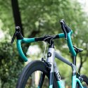 Owijka na kierownicę rowerową z pianki EVA wzór Shark - biała