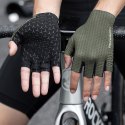Rękawiczki rowerowe oddychające bez palców rozmiar XL - szare