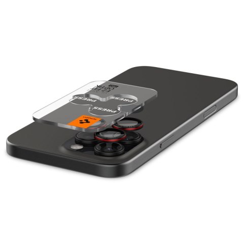Szkło hartowane na aparat do iPhone 14 Pro/Pro Max/15 Pro/Pro Max/16 Pro/16 Pro Max - czarne z czerwoną obwódką Szkło hartowane na aparat do iPhone 14 Pro/Pro Max/15 Pro/Pro Max/16 Pro/16 Pro Max - czarne z czerwoną obwódką