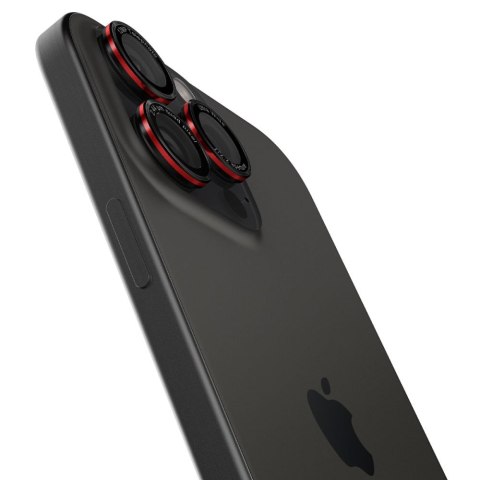 Szkło hartowane na aparat do iPhone 14 Pro/Pro Max/15 Pro/Pro Max/16 Pro/16 Pro Max - czarne z czerwoną obwódką Szkło hartowane na aparat do iPhone 14 Pro/Pro Max/15 Pro/Pro Max/16 Pro/16 Pro Max - czarne z czerwoną obwódką