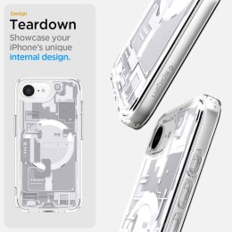 Etui case na iPhone 16e Zero One Ultra Hybrid MagSafe - białe