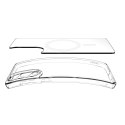 Etui na Samsung Galaxy S25 Edge Ultra Hybrid Mag z MagSafe - przezroczyste