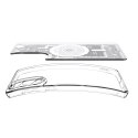Etui na Samsung Galaxy S25 Edge z nadrukiem Ultra Hybrid Mag z MagSafe - białe