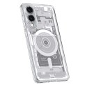 Etui na Samsung Galaxy S25 Edge z nadrukiem Ultra Hybrid Mag z MagSafe - białe
