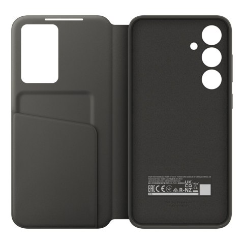 Etui z klapką Samsung Smart View Wallet do Samsung Galaxy S24 FE - czarne Etui z klapką Samsung Smart View Wallet do Samsung Galaxy S24 FE - czarne