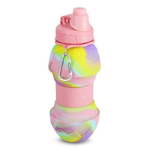 NC4102 BIDON SILIKONOWY SKŁADANY 700ML RÓŻOWY NILS NC4102 BIDON SILIKONOWY SKŁADANY 700ML RÓŻOWY NILS