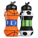 NC4104 KUBEK SILIKONOWY SKŁADANY 550ML FOOTBALL NILS
