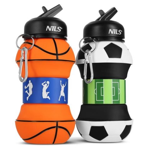 NC4104 KUBEK SILIKONOWY SKŁADANY 550ML FOOTBALL NILS NC4104 KUBEK SILIKONOWY SKŁADANY 550ML FOOTBALL NILS