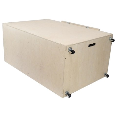 Podest treningowy 55x80x120 cm mobilny z półką na kosz - Legend Sport