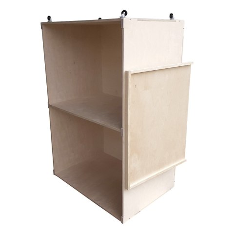 Podest treningowy 55x80x120 cm mobilny z półką na kosz - Legend Sport