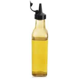 Butelka na oliwę z dozownikiem szklana żółta 265 ml