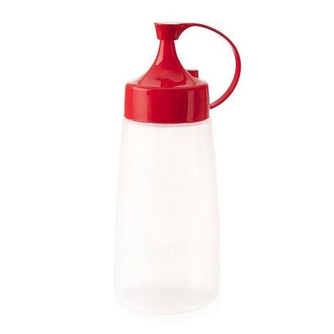 Butelka z dozownikiem i zatyczką / dyspenser pojemnik do sosów 340 ml Butelka z dozownikiem i zatyczką / dyspenser pojemnik do sosów 340 ml