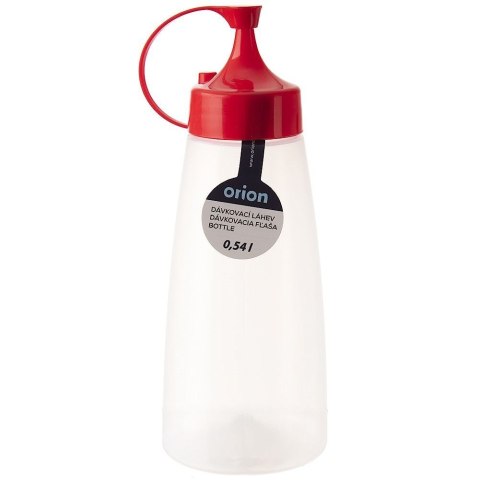 Butelka z dozownikiem i zatyczką / dyspenser pojemnik do sosów 525 ml Butelka z dozownikiem i zatyczką / dyspenser pojemnik do sosów 525 ml