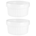 Ceramiczna kokilka do zapiekania foremka żaroodporna miseczka 9,5 cm 2 sztuki