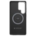 Etui silikonowe Spigen Enzo Aramid z ringiem MagFit do Samsung Galaxy S25 Ultra - czarne