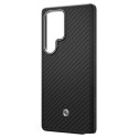 Etui silikonowe Spigen Enzo Aramid z ringiem MagFit do Samsung Galaxy S25 Ultra - czarne