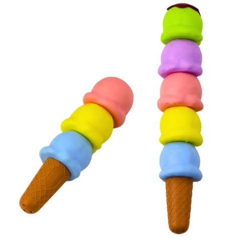 Lody W Rożku Gałki Lodów Zakreślacze 5 Kolorów Pastelowe 18cm Lody W Rożku Gałki Lodów Zakreślacze 5 Kolorów Pastelowe 18cm