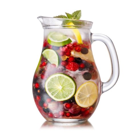 Dzbanek szklany do wody kompotu napojów lemoniady z uchwytem 0,25 l Dzbanek szklany do wody kompotu napojów lemoniady z uchwytem 0,25 l