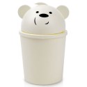 Kosz na śmieci odpady mini łazienkowy stołowy stół miś 1,5 l