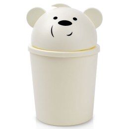 Kosz na śmieci odpady mini łazienkowy stołowy stół miś 1,5 l