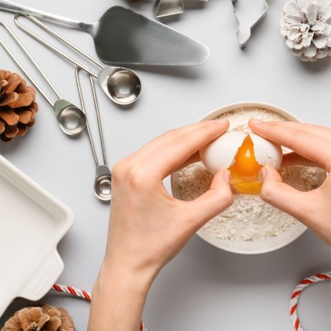 Miarki kuchenne łyżki do odmierzania miarka 4 sztuki Miarki kuchenne łyżki do odmierzania miarka 4 sztuki